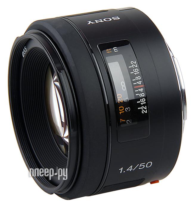Фотография Объектив Sony 50mm f/1.4 Фото Объектив Sony 50mm f/1.4