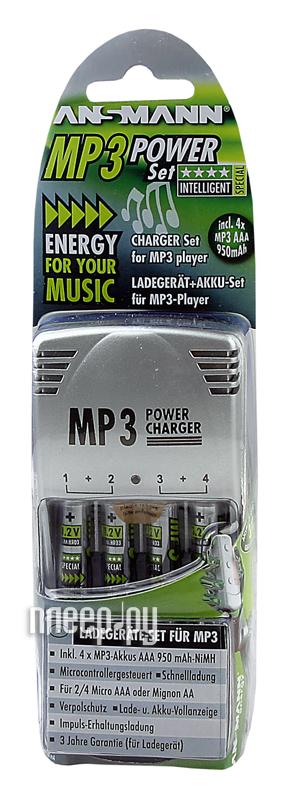    Ansmann MP3 Power Set + 4 . AAA 950 mAh