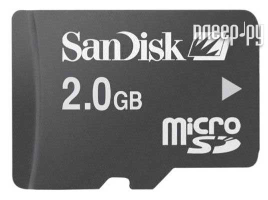 Фотография Карта памяти 2Gb - Sandisk - Micro Secure Digital SDSDQ-002G-E11M Фото Карта памяти 2Gb - Sandisk - Micro Secure Digital SDSDQ-002G-E11M