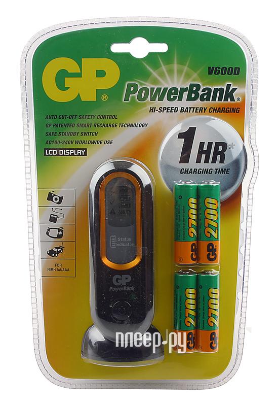    GP PowerBank V600D + 4 . AA 2700 mAh (PB60GS270SA-U4