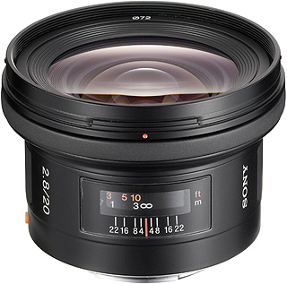 Фотография Объектив Sony 20mm f/2.8 SAL-20F28 Фото Объектив Sony 20mm f/2.8 SAL-20F28