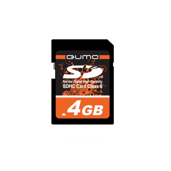 Фотография Карта памяти 4Gb - Qumo Hight-Capacity Class 6 - Secure Digital Фото Карта памяти 4Gb - Qumo Hight-Capacity Class 6 - Secure Digital