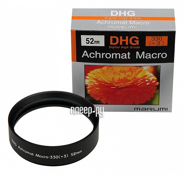 Фотография Светофильтр 52мм Marumi DHG Macro Achromat 330 (+3) 52mm Фото Светофильтр 52мм Marumi DHG Macro Achromat 330 (+3) 52mm