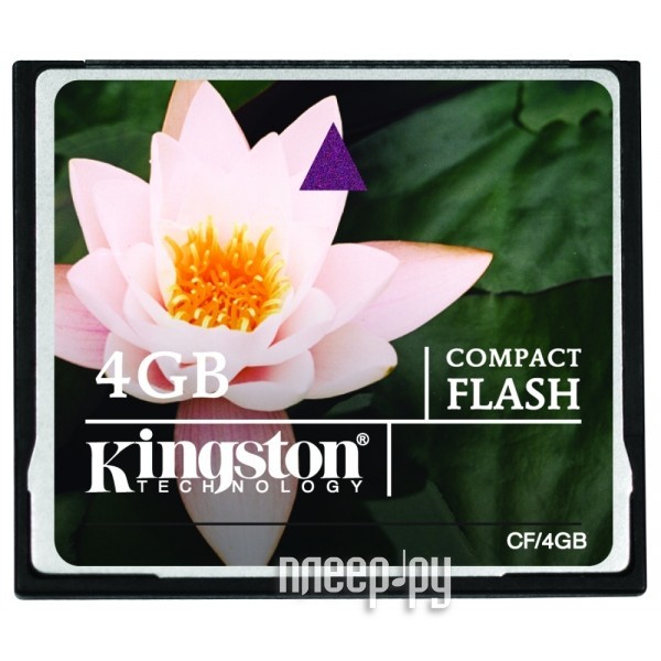 Фотография Карта памяти 4Gb - Kingston - Compact Flash CF/4GB Фото Карта памяти 4Gb - Kingston - Compact Flash CF/4GB