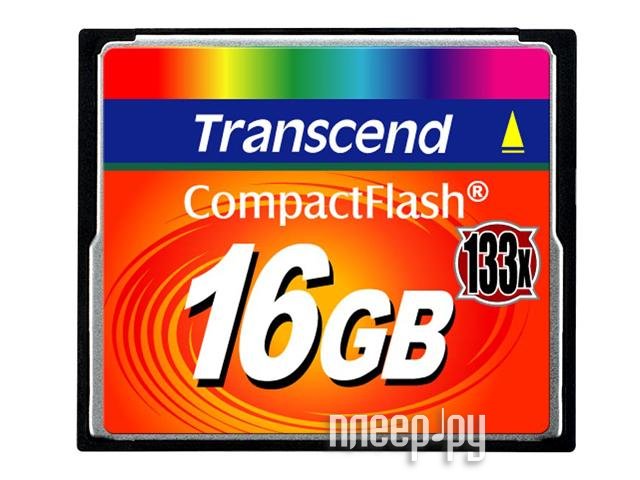    16Gb - Transcend 133x Ultra Speed - Compact Flash TS16GCF133