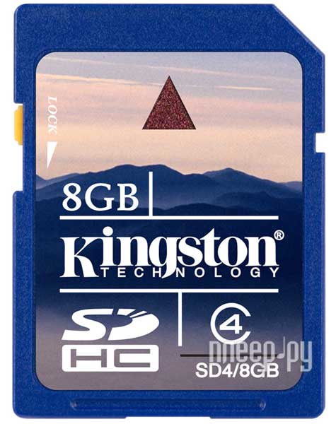    8Gb - Kingston Hight-Capacity Class 4 - Secure Digital SD4/8GB