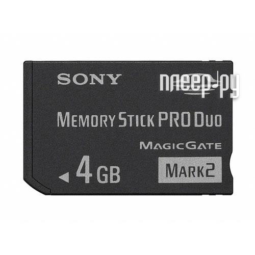    4Gb - Sony Mark2 - Memory Stick Pro Duo MS-MT4G/N / MS-MT4G/T