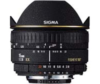   Sigma Pentax AF 15 mm F/2.8 EX DIAGONAL FISHEYE