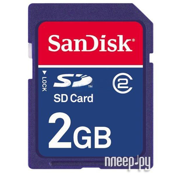    2Gb - Sandisk - Secure Digital HC Class 2 SDSDB-2048-E11 / SDSDB-002G-B35