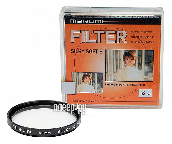 Фотография Светофильтр 82мм Marumi Silky Soft (B) 82mm Фото Светофильтр 82мм Marumi Silky Soft (B) 82mm