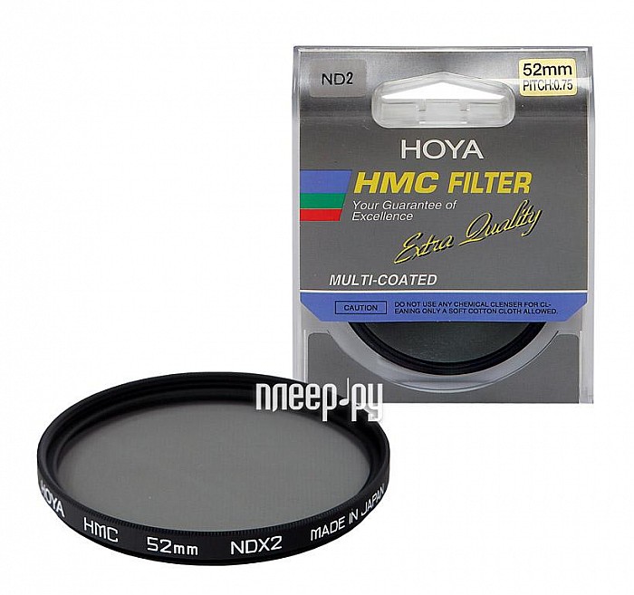 Фотография Светофильтр 52мм HOYA HMC ND x2 52mm 76047 Фото Светофильтр 52мм HOYA HMC ND x2 52mm 76047