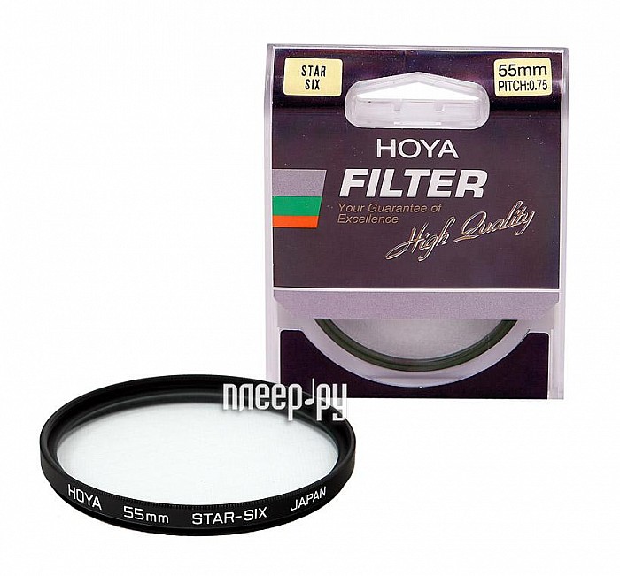 Фотография Светофильтр 55мм HOYA Star Six 55mm 76097 Фото Светофильтр 55мм HOYA Star Six 55mm 76097