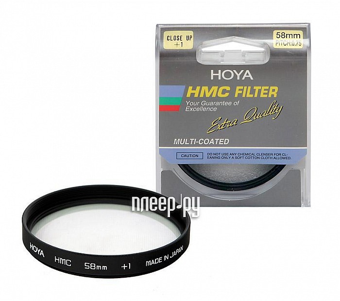 Фотография Светофильтр 55мм HOYA HMC Close UP+1 55mm 76038 Фото Светофильтр 55мм HOYA HMC Close UP+1 55mm 76038