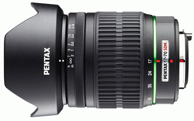 Фотография Объектив Pentax SMC DA 17-70mm f/4 AL IF SDM Фото Объектив Pentax SMC DA 17-70mm f/4 AL IF SDM