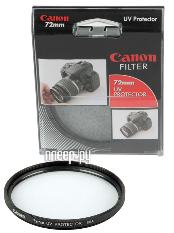 Фотография Светофильтр 72мм Canon UV Protector 72mm Фото Светофильтр 72мм Canon UV Protector 72mm
