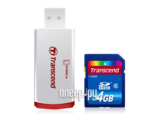 Фотография Карта памяти 4Gb - Transcend Hight-Capacity Class 6 - Secure Digital TS4GSDHC6-P2 Фото Карта памяти 4Gb - Transcend Hight-Capacity Class 6 - Secure Digital TS4GSDHC6-P2