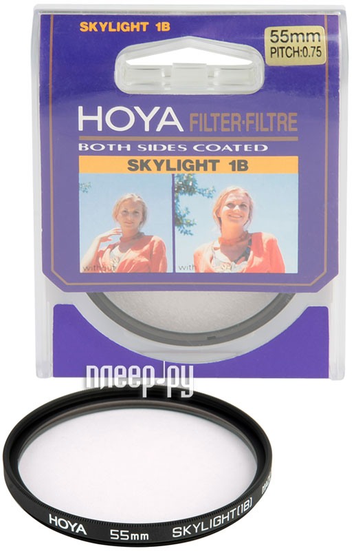 Фотография Светофильтр 55мм HOYA Skylight 1B 55mm Фото Светофильтр 55мм HOYA Skylight 1B 55mm