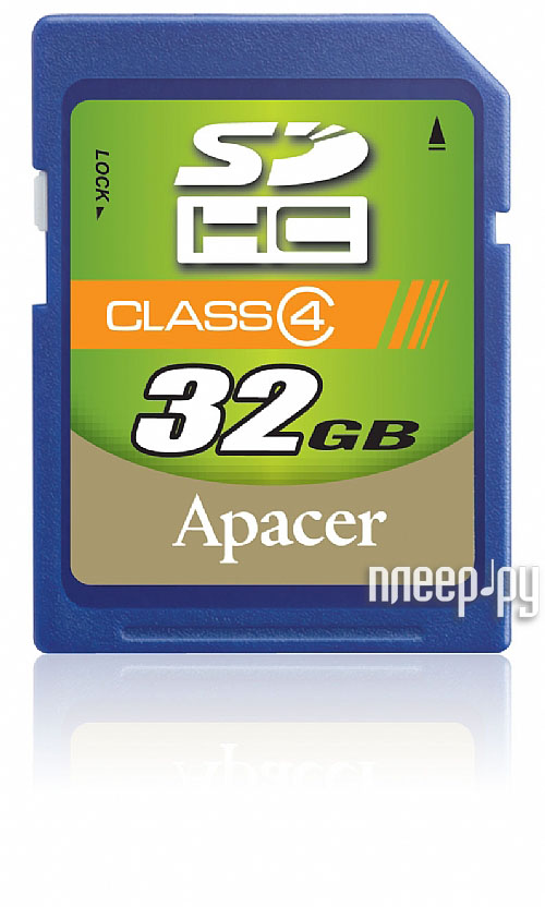    32Gb - Apacer Hight-Capacity Class 4 - Secure Digital AP32GSDHC4-R