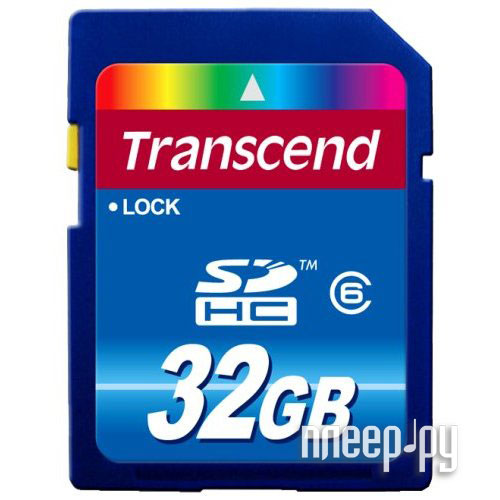    32Gb - Transcend Hight-Capacity Class 6 - Secure Digital TS32GSDHC6
