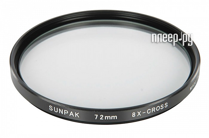   62 Sunpak Cross Screen 8PT 62mm
