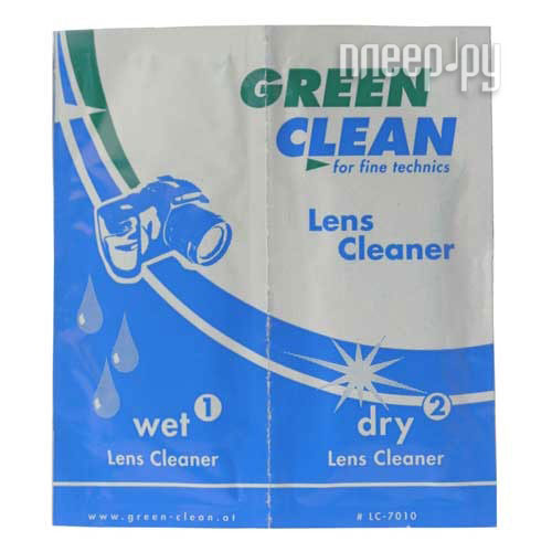 Фотография Уход за оптикой Салфетки (влажные+сухие) Green Clean LC-7010 Фото Уход за оптикой Салфетки (влажные+сухие) Green Clean LC-7010