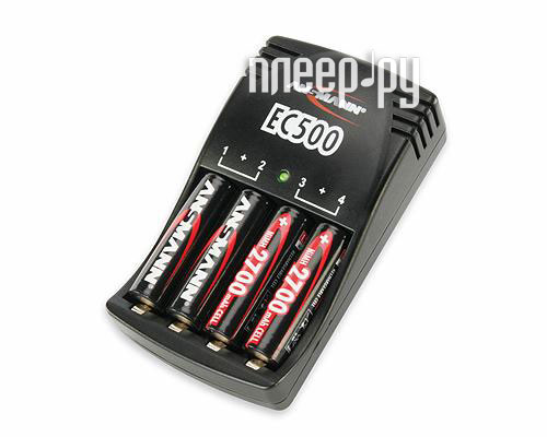 Фотография Зарядное устройство Ansmann EC500 + 4 ак. AA 2700 mAh (R007033 Фото Зарядное устройство Ansmann EC500 + 4 ак. AA 2700 mAh (R007033