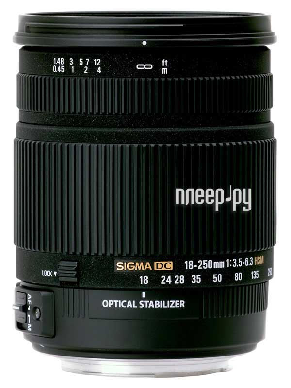   Sigma AF 18-250mm f/3.5-6.3 DC OS HSM Nikon F