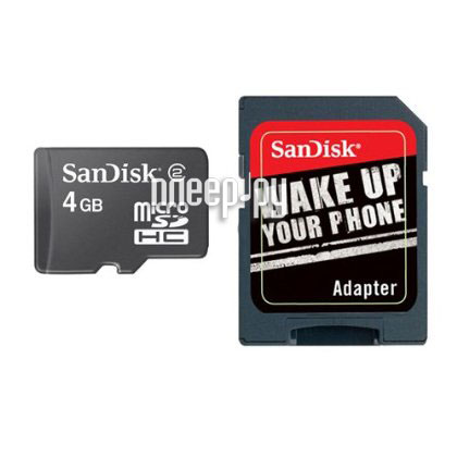    4Gb - Sandisk - Micro Secure Digital HC Class 2 SDSDQB-4096-E11