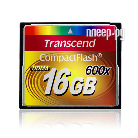 Фотография Карта памяти 16Gb - Transcend 600x Ultra Speed - Compact Flash TS16GCF600 Фото Карта памяти 16Gb - Transcend 600x Ultra Speed - Compact Flash TS16GCF600