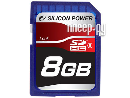    8Gb - Silicon Power High-Capacity Class 2 - Secure Digital SP008GBSDH002V10