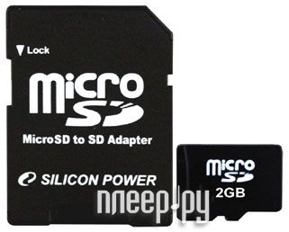    2Gb - Silicon Power - Micro Secure Digital SP002GBSDT000V10-SP