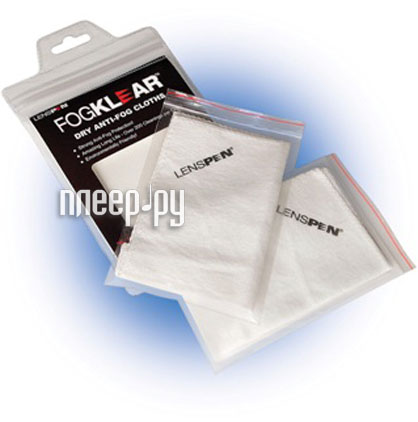 Фотография Уход за оптикой Салфетка против запотевания линз Lenspen FogKlear FK-1 Фото Уход за оптикой Салфетка против запотевания линз Lenspen FogKlear FK-1