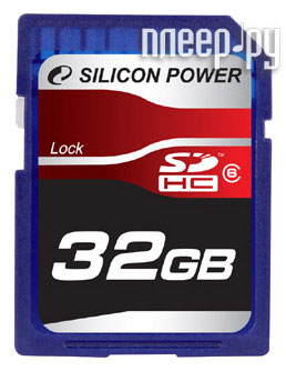    32Gb - Silicon Power High-Capacity Class 6 - Secure Digital SP032GBSDH006V10