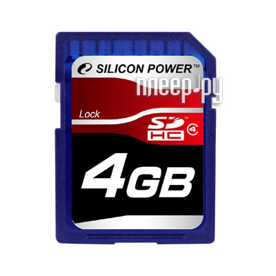    4Gb - Silicon Power High-Capacity Class 4 - Secure Digital SP004GBSDH004V10