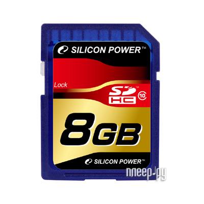    8Gb - Silicon Power High-Capacity Class 10 - Secure Digital SP008GBSDH010V10
