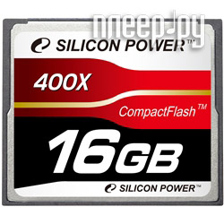    16Gb - Silicon Power 400X Professional - Compact Flash SP016GBCFC400V10