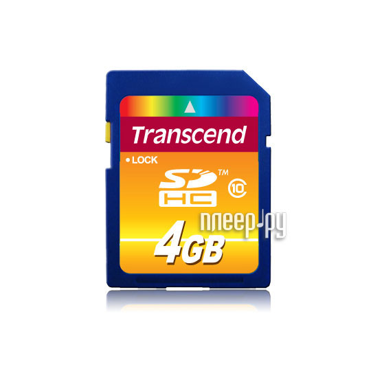    4Gb - Transcend Hight-Capacity Ultimate Class 10 - Secure Digital TS4GSDHC10
