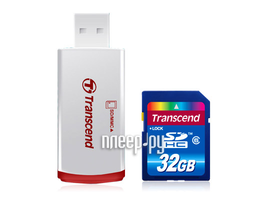    32Gb - Transcend Hight-Capacity Class 6 - Secure Digital TS32GSDHC6-P2