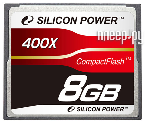    8Gb - Silicon Power 400X Professional - Compact Flash SP008GBCFC400V10