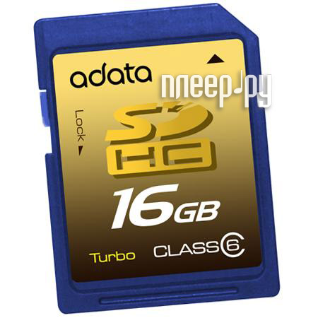    16Gb - A-Data Hight-Capacity Class 6 - Secure Digital ASDH16GCL6-R