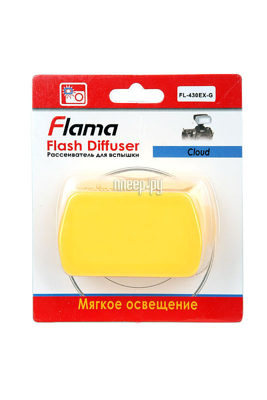Фотография Рассеиватель Flama FL-430EX-G for Canon 430EX & 430EX II Фото Рассеиватель Flama FL-430EX-G for Canon 430EX & 430EX II