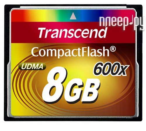    8Gb - Transcend 600x Ultra Speed - Compact Flash TS8GCF600