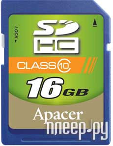    16Gb - Apacer Hight-Capacity Class 10 - Secure Digital AP16GSDHC10-R