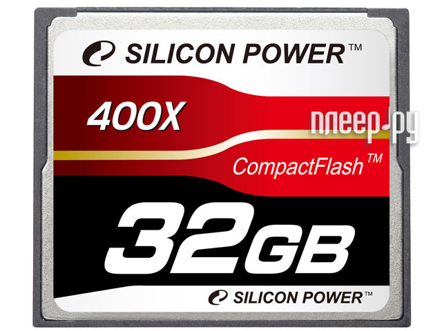    32Gb - Silicon Power 400X Professional - Compact Flash SP032GBCFC400V10