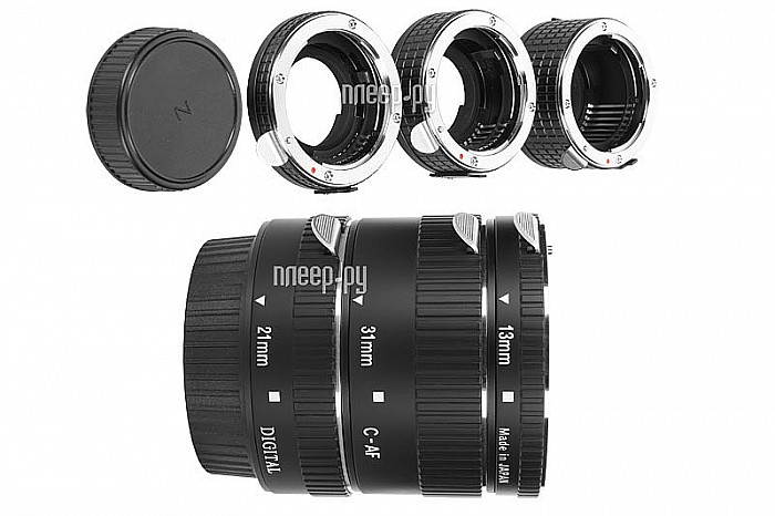 Фотография Удлинительное кольцо Flama FL-N-EXT AF Extension Tube Set for Nikon Фото Удлинительное кольцо Flama FL-N-EXT AF Extension Tube Set for Nikon