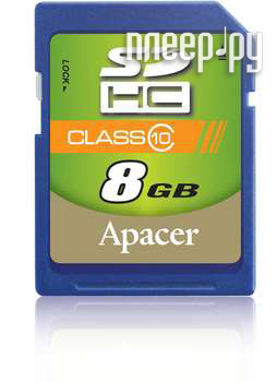 Фотография Карта памяти 8Gb - Apacer Hight-Capacity Class 10 - Secure Digital AP8GSDHC10-R Фото Карта памяти 8Gb - Apacer Hight-Capacity Class 10 - Secure Digital AP8GSDHC10-R