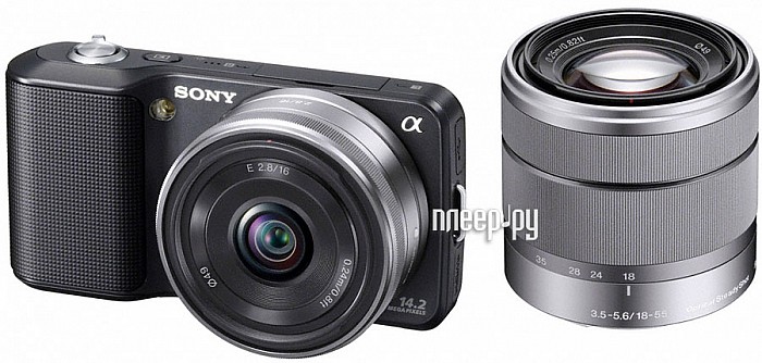   Sony Alpha NEX-5D Kit 16 , 18-55  Black