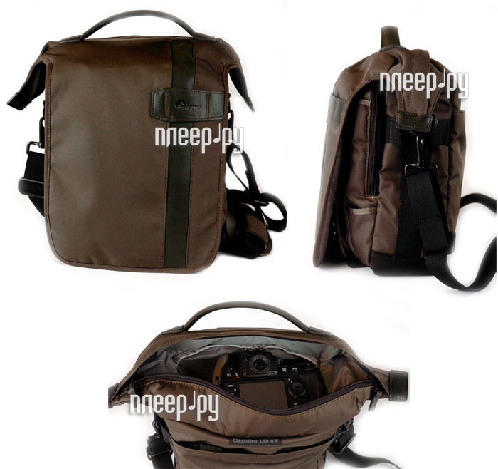 ���� �����, ����� ��� ����- � ������������ LowePro Classified 160 AW Sepia / Khaki