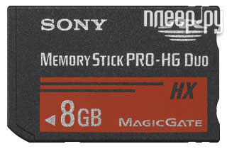    8Gb - Sony High Speed MS-HX8A MS-HX8B/T - Memory Stick Pro Duo