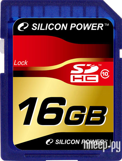    16Gb - Silicon Power High-Capacity Class 10 - Secure Digital SP016GBSDH010V10